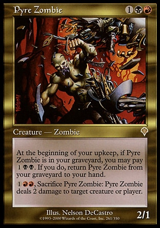 Magic: Invasion 261: Pyre Zombie 