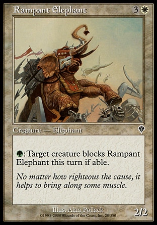 Magic: Invasion 028: Rampant Elephant 