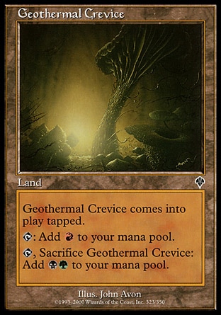 Magic: Invasion 323: Geothermal Crevice 
