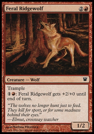 《残忍な峰狼/Feral Ridgewolf》 [ISD]