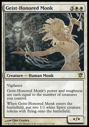 《霊誉の僧兵/Geist-Honored Monk》 [ISD]