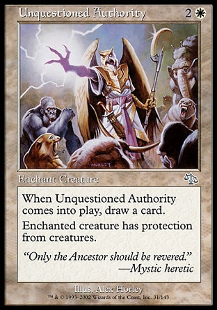 Magic: Judgment 031: Unquestioned Authority 