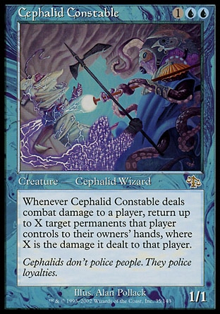 Magic: Judgment 035: Cephalid Constable 