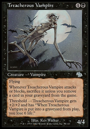 Magic: Judgment 075: Treacherous Vampire 