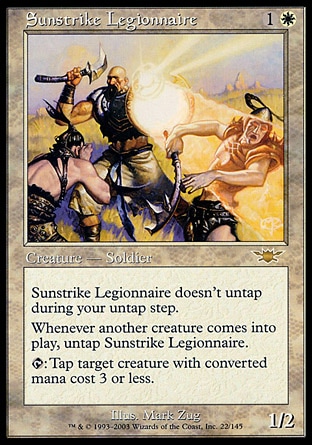 《陽光弾の軍団兵/Sunstrike Legionnaire》 [LGN]