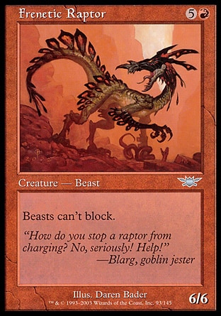 Magic: Legions 093: Frenetic Raptor 