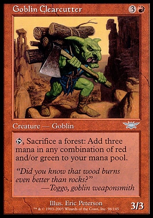 Magic: Legions 096: Goblin Clearcutter 