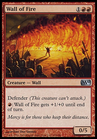《炎の壁/Wall of Fire》 [M10]