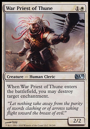 《テューンの戦僧/War Priest of Thune》 [M11]