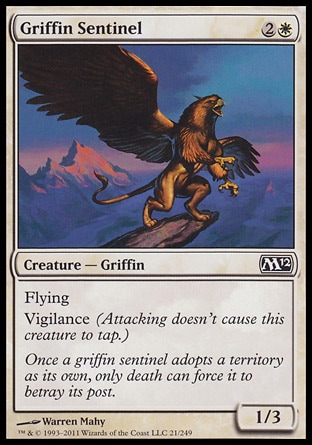 《グリフィンの歩哨/Griffin Sentinel》 [M12]
