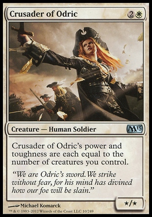 Magic: 2013 Core Set 010: Crusader of Odric 