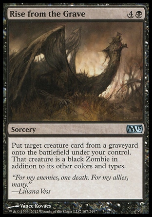 Magic: 2013 Core Set 107: Rise from the Grave 