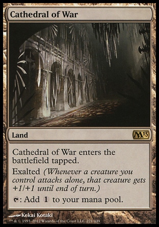 Magic: 2013 Core Set 221: Cathedral of War 