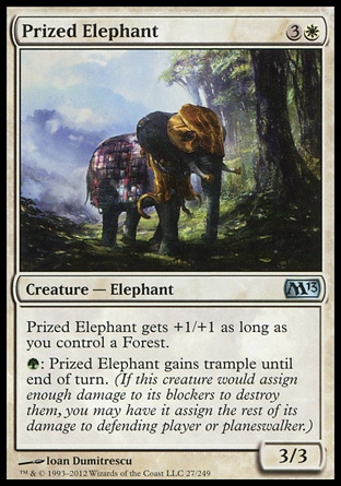 Magic: 2013 Core Set 027: Prized Elephant 