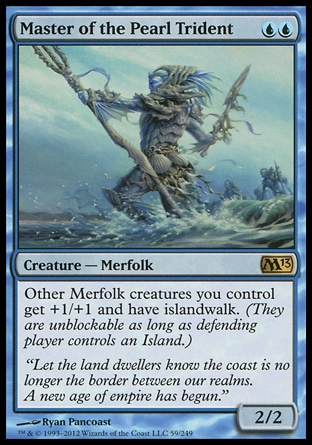 Magic: 2013 Core Set 059: Master of the Pearl Trident 