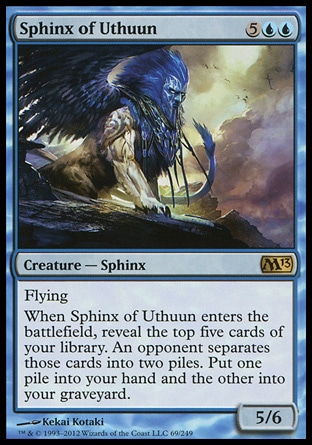 《ウスーンのスフィンクス/Sphinx of Uthuun》 [M13]