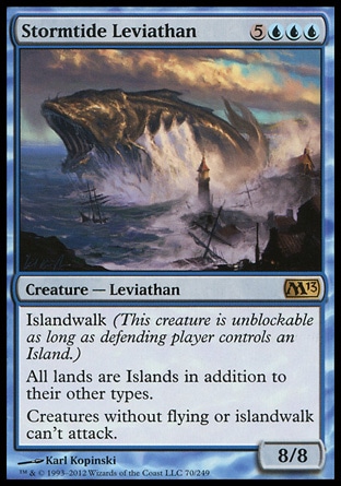 《嵐潮のリバイアサン/Stormtide Leviathan》 [M13]