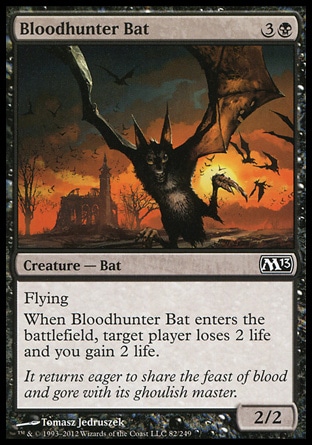 《血狩りコウモリ/Bloodhunter Bat》 [M13]