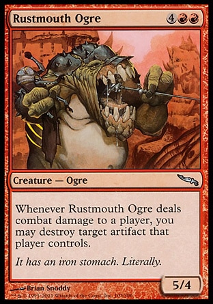 《錆口のオーガ/Rustmouth Ogre》 [MRD]