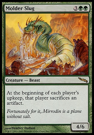 Magic: Mirrodin 125: Molder Slug 