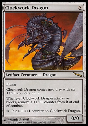 Magic: Mirrodin 155: Clockwork Dragon 