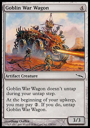《ゴブリンの戦闘車/Goblin War Wagon》 [MRD]