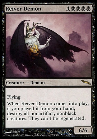 Magic: Mirrodin 075: Reiver Demon 