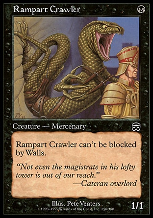 Magic: Mercadian Masques 156: Rampart Crawler 