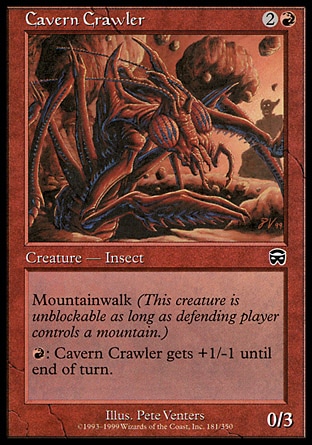 Magic: Mercadian Masques 181: Cavern Crawler 