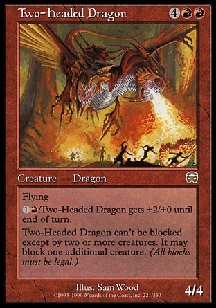 Magic: Mercadian Masques 221: Two-Headed Dragon 