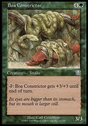 Magic: Mercadian Masques 231: Boa Constrictor 