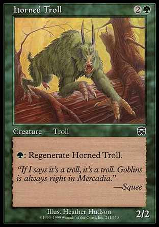 Magic: Mercadian Masques 251: Horned Troll 