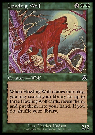 Magic: Mercadian Masques 252: Howling Wolf 