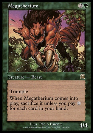 Magic: Mercadian Masques 259: Megatherium 