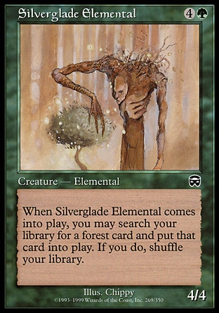 《シルバーグレイド峡谷の精霊/Silverglade Elemental》 [MMQ]