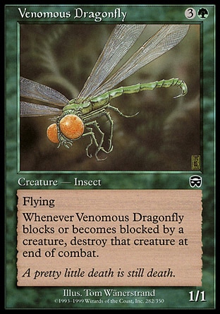 Magic: Mercadian Masques 282: Venomous Dragonfly 