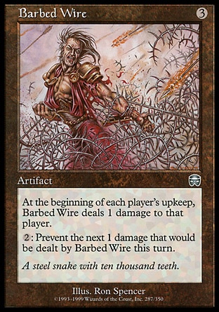 Magic: Mercadian Masques 287: Barbed Wire 