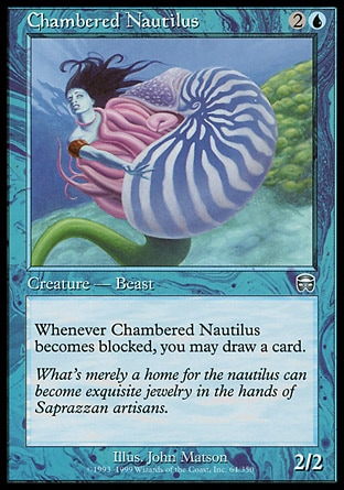 Magic: Mercadian Masques 064: Chambered Nautilus 
