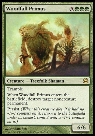 《森滅ぼしの最長老/Woodfall Primus》 [MMA]