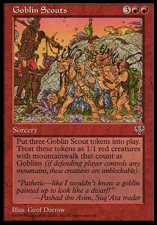 《ゴブリン斥候隊/Goblin Scouts》 [MIR]