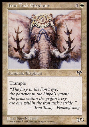 《鉄の象牙/Iron Tusk Elephant》 [MIR]