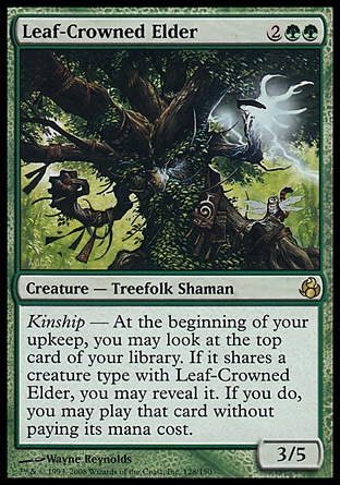 Magic: Morningtide 128: Leaf-Crowned Elder 