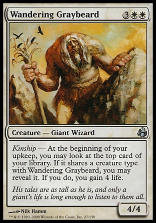 Magic: Morningtide 027: Wandering Graybeard 