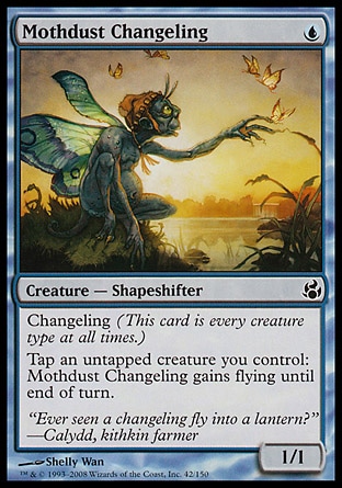 Magic: Morningtide 042: Mothdust Changeling 