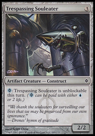 Magic: New Phyrexia 163: Trespassing Souleater - Foil 