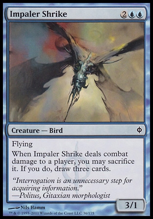 《突き刺しモズ/Impaler Shrike》 [NPH]