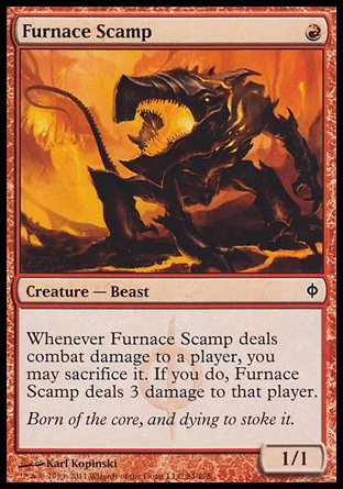 Magic: New Phyrexia 084: Furnace Scamp 