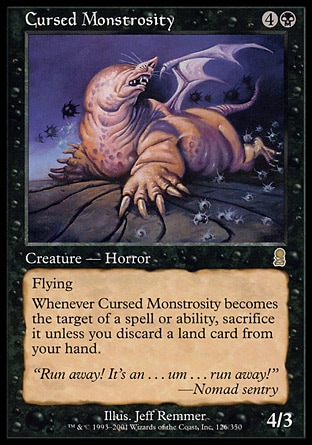 MTG: Odyssey 126: Cursed Monstrosity 
