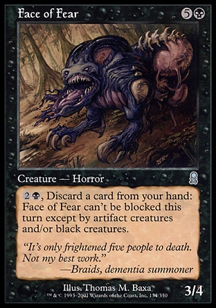 MTG: Odyssey 134: Face of Fear 
