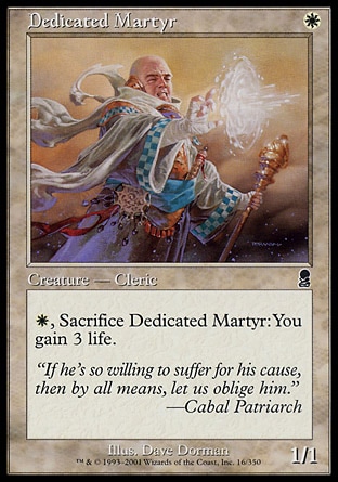MTG: Odyssey 016: Dedicated Martyr 